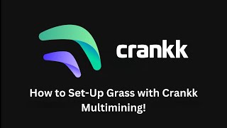 How to SetUp Grass with Crankk Multimining [upl. by Skeie]