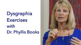 Dysgraphia Exercises with Dr Phyllis Books [upl. by Gussie]