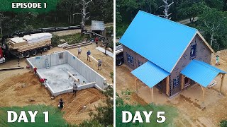 Building A Timber Frame House In 5 Days  Martha’s Vineyard  Project Overview [upl. by Volin]