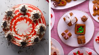 Festive Red Velvet Cheesecake and Other Holiday Recipes  Easy Dessert Recipe Ideas by So Yummy [upl. by Ellehsem]