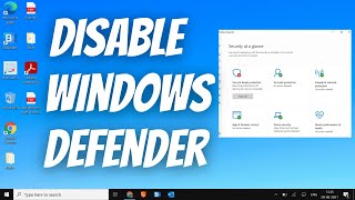 Best Way To Turn Off or Disable Windows Defender in Windows 10 2021 [upl. by Kaasi]