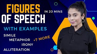 Figures Of Speech  English Grammar  All Figures Of Speech In 20 Minutes  Tricks amp Examples 🔥 [upl. by Gentes]