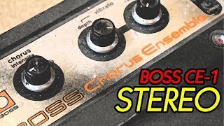 Viewer Request 1 Boss CE1 Chorus Ensemble In Stereo [upl. by Rosabelle]