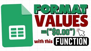 Format your Values with this Function in Google Sheets Convert to String [upl. by Nalyac]