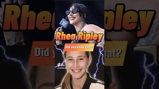 Interesting facts about Rhea Ripley  WWE Superstar Rhea Ripley real life facts wwe shorts fyp [upl. by Auhsuj]