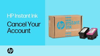 How to cancel your HP Instant Ink account HP printers  HP  HP Support [upl. by Tisha]