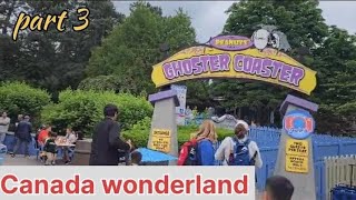 Canada 🇨🇦 wonderlands is a very famous place for visitors at Vaughan Toronto Ontario CANADA 🇨🇦 Pt 3 [upl. by Atiuqrehs]