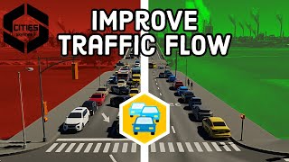 5 QUICK TRAFFIC FLOW TIPS  Cities Skylines 2 [upl. by Oiromed]