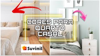 6 DICAS de CORES CLARAS e SUAVES para QUARTO de CASAL  DICAS com NOMES de CORES da SUVINIL [upl. by Saltzman]