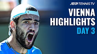 Murray Faces Alcaraz Berrettini Monfils amp Sinner All Play  Vienna Day 3 Highlights [upl. by Tega]