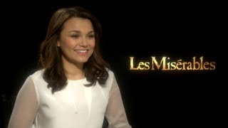 Samantha Barks  Les Miserables Interview HD [upl. by Ikairik]