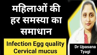 Infection Egg quality Cervical mucus। Females ki sare problem solve doctormomremedies infection [upl. by Dolph]