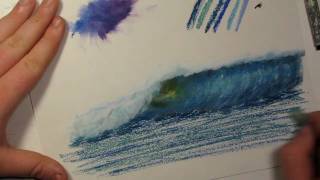 Tips and Tricks 1 How to Blend Oil Pastels [upl. by Anthia]