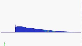 Accretionary wedge using PFEM [upl. by Ayarahs]