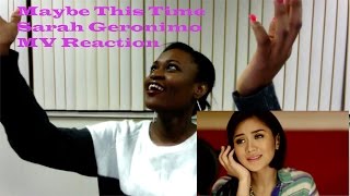 Maybe This Time Sarah Geronimo MV Reaction [upl. by Eidoj]