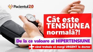 Tensiunea Normală Noile Valori Recomandate de Medici [upl. by Blinnie]