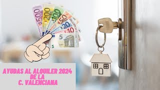 📢AYUDA  ALQUILER 2024🏡  Comunidad Valenciana [upl. by Tram]