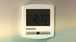 Locking your Heatmiser Slimline Thermostat [upl. by Rianon]