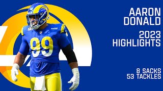 Aaron Donald  2023 Highlights [upl. by Alexio887]