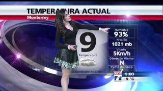 Fannia Lozano y el Clima Info7 Matutino 29Dic2014 0900 AM Full HD [upl. by Nihahs]