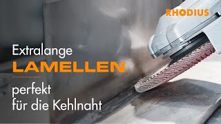 Kehlnaht Übergänge Radien und in Ecken einfacher schleifen [upl. by Aerdma41]