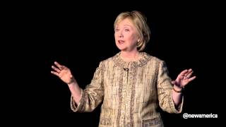 Former Secretary of State Hillary Clinton on economic mobility [upl. by Franek]