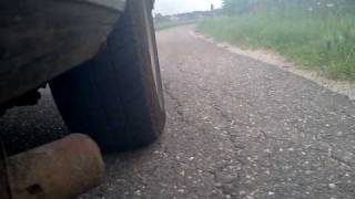 Volvo 740 TDi sidepipe sound and turbo blow off [upl. by Russel]