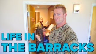 Barracks Life  Military Barracks Room Tour  Life in the Barracks [upl. by Skricki]