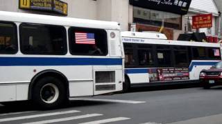 NYCTA  Long Island Bus  Orion V 633 On The Q13 amp Orion V CNG 1485 On The N21  Roosevelt Ave [upl. by Edobalo]