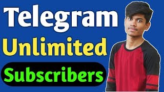 How To Add Unlimited Members in Telegram Channel  How To Add Fake Members in Telegram Channel [upl. by Kcirdek]