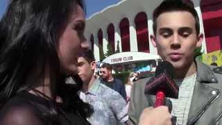 Every Witch Ways Tyler Alvarez Interview  Alexisjoyvipaccess  Nickelodeon Kids Choice Awards [upl. by Carley]