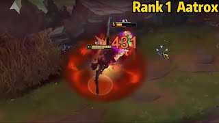 Rank 1 Aatrox He is DOMINATING Master Elo with Aatrox！ [upl. by Ainevul]