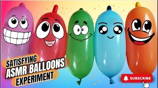 TICKLING ASMR BALLOON Sounds  LATEX Balloon Stretching Sound Effect  ASMR Tickle Balloon Slime [upl. by Irot542]