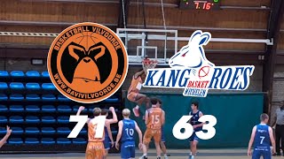 U18 Bavi Vilvoorde vs Kangoeroes Basket Mechelen 7163 [upl. by Auqenehs]