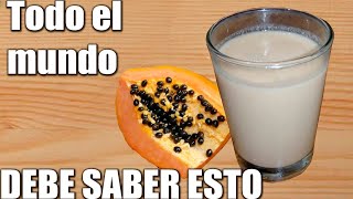 Esto pasará en tu cuerpo si consumes papaya [upl. by Herschel]