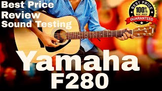 Yamaha F280  Acoustic Guitar Review  Best Price  AGTC Music Shop Coochbehar  Call 7908551158 [upl. by Eatnhoj]