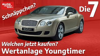 7 Youngtimer die ihr jetzt kaufen solltet  NeoKlassiker als Wertanlage I auto motor und sport [upl. by Eiahpets211]