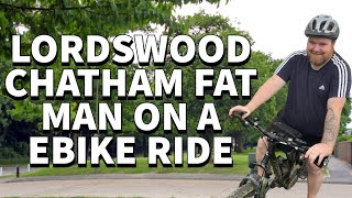 Lordswood Chatham Bike Ride Fat Man on Carrera Vengeance Ebike [upl. by Martz649]