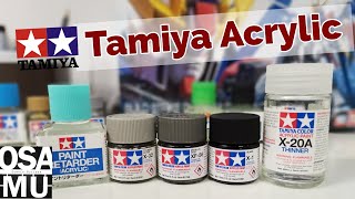 Review รีวิวสี TAMIYA Acrylic Titanium silverX32 Gun metalX10 and Metallic greyXF35 [upl. by Wartow]