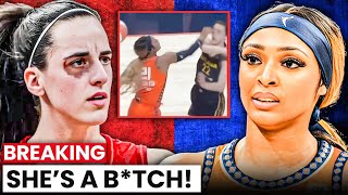 Dijonai Carrington’s BRUTAL Eye Poke on Caitlin Clark Sparks WNBA OUTRAGE  THIS IS HUGE [upl. by Amaryllis]