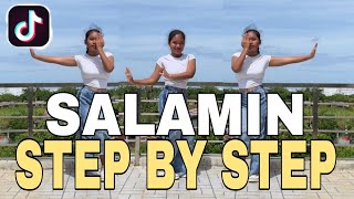 BINI  SALAMIN SALAMIN DANCE TUTORIAL Step By Step  Ana Bensig [upl. by Brenton]