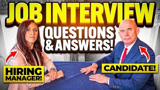 TOP 21 INTERVIEW QUESTIONS amp ANSWERS How to PASS a JOB INTERVIEW Interview Tips [upl. by Rellia]