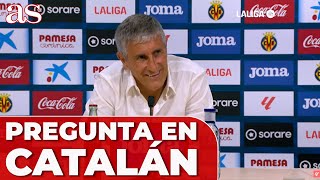 Le preguntan a Setién en catalán “No te entiendo” [upl. by Akoyin199]