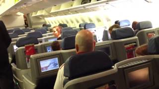 Delta Airlines Boeing 767400ER Boarding  Madrid Barajas MAD  News [upl. by Jehial659]