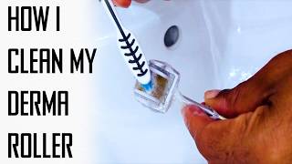 Prevent Infection  Disinfecting My Derma Roller  How to Clean Derma Roller [upl. by Tryck]