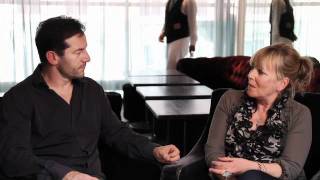 Kate Atkinson and Jason Isaacs  Case Histories interview [upl. by Ybrek526]