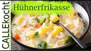 Hühnerfrikassee kochen und selber machen  Omas Rezept [upl. by Ruenhcs471]