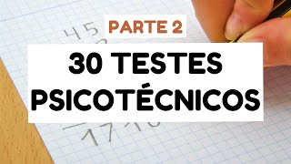 30 TESTES PSICOTÉCNICOS PARA TREINAR SEU RACIOCÍNIO parte 2 [upl. by Mabel]