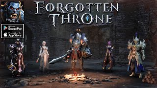 Forgotten Throne Gameplay  MMORPG Android [upl. by Ekard]