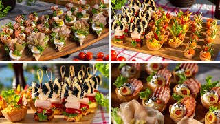 Mini Croustade with Zebra bowties sandwiches Crispy cups recipe Try it out [upl. by Eveivaneg225]